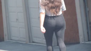 Teen VPL Black Tights