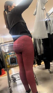 Latina wife with a nice ass in red spandex