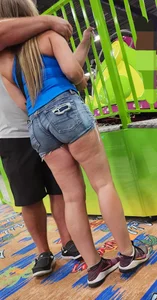 Cute Blonde Milf in shorts