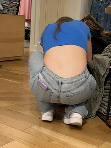 Redhead squatting and working part 19 (OC)