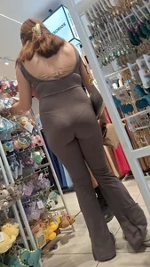Hard VPL in brown one piece