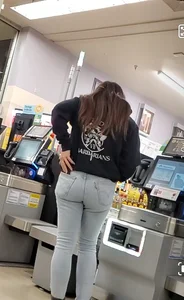 Self checkout jeans