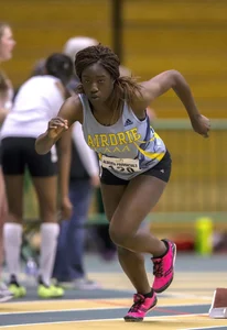 Canadian girls at an Alberta track and field tournament