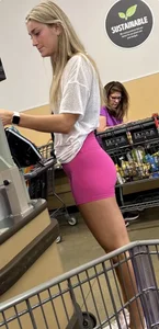 Pink biker shorts at Aldi (oc)