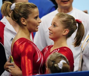 Candid gymnastics girls