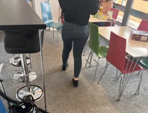 Nice Candid Ass in Jeans, Canteen Creepshot