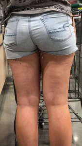 Understated blonde in a dress plus a PAWG in shorts 0111
