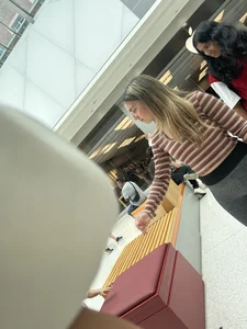Thick nerd shopping for shoes I hope cause her sh*ts beat lmao