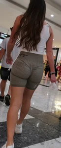 Grey Scrunch shorts