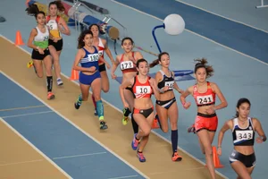 Candid track and field girls