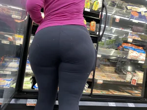 Grocery store bubble booty