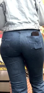 Very pretty brunette with a nice ass