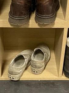 Photos of Girl's Worn Sneakers