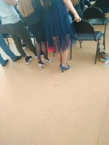 College candid teens