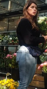 Various hot butts in tight jeans on the street and inside cafes, some teens too