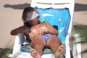 Sexy nude beach girls on Zlote Beach in Bulgaria