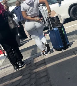 Airport Colombian big booty BBL pt2 (OC )