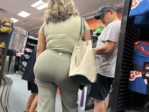 Thick Latina milf at spirit Halloween