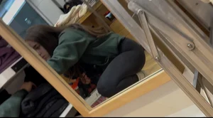 Perfectly Thick Ass Shopping in Black Leggings (OC)