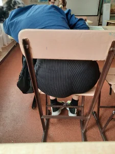Candid College Girl's Butt in Class Creepshot