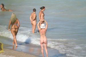 Continesti nude beach girls in Romania