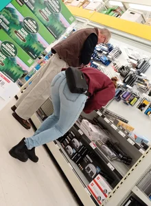 College Girl with a Nice Ass Bending Over in Jeans! (OC)