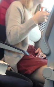 Hot sexy girl on train 2