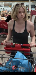 Great ass on cute target girl