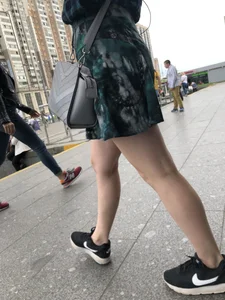 Teen in a Skirt - Cute Skinny Legs Creepshots