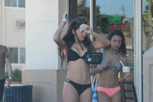 Sexy Deerfield Beach bikini girls