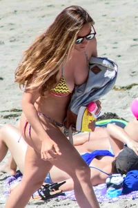 San Diego beach various sexy girls in bikinis