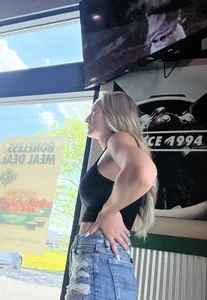 Blondie at wing stop (oc)