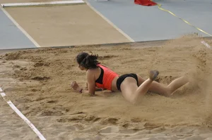 Candid track and field girls