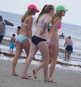 Beach and bikini girls