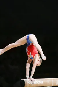 Candid gymnastics girls