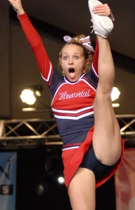 Candid cheerleaders