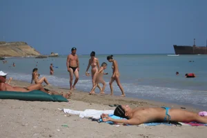 Continesti nude beach girls in Romania
