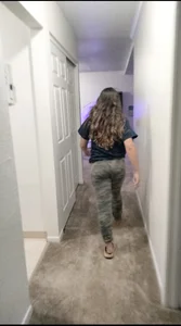 Hot Stocky Candid Girl in Camo Pants Home Creepshots Gallery