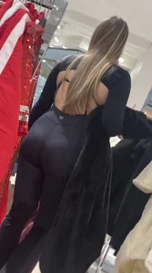 Black one-piece white girl (OC)