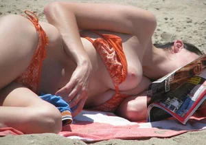 Beach and bikini nip slips