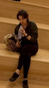 Tall/Skinny Short Haired College Girl Gets Upshotted And Flash Reveals Panties