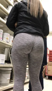 Teen shopping with her mom