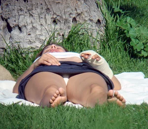 Bunch of sexy girls upskirted at parks showing their panties and asses