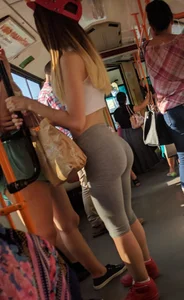 Candid girls in leggings and tights