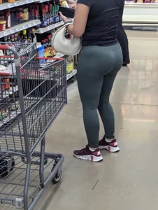 Green and purple tight pants