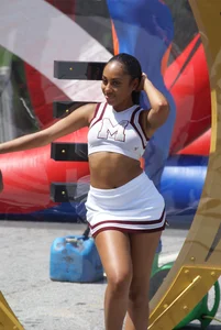 Candid cheerleaders