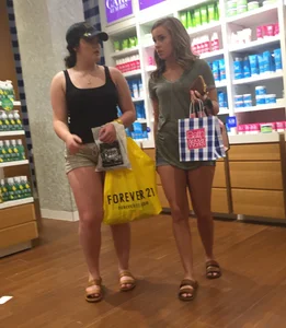 Girls in Shorts at the Store Creepshots Gallery