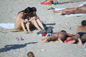 Continesti nude beach girls in Romania