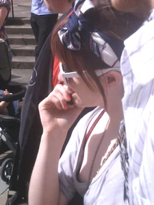 Candid boobs, nip slip and downblouse pics