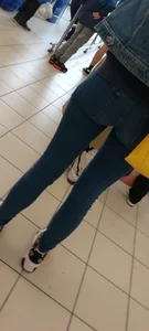(OC) Milf in tights jeans at Walmart